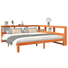 Boekenkastbed van massief grenenhout met ideale totale afmetingen - Bedden & bedframes