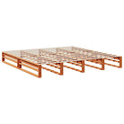 Boekenkastbed van massief grenenhout met ideale totale afmetingen - Bedden & bedframes