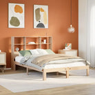 Boekenkastbed van massief grenenhout met ideale totale afmetingen - Naturel / 120 x 200 cm - Bedden & bedframes