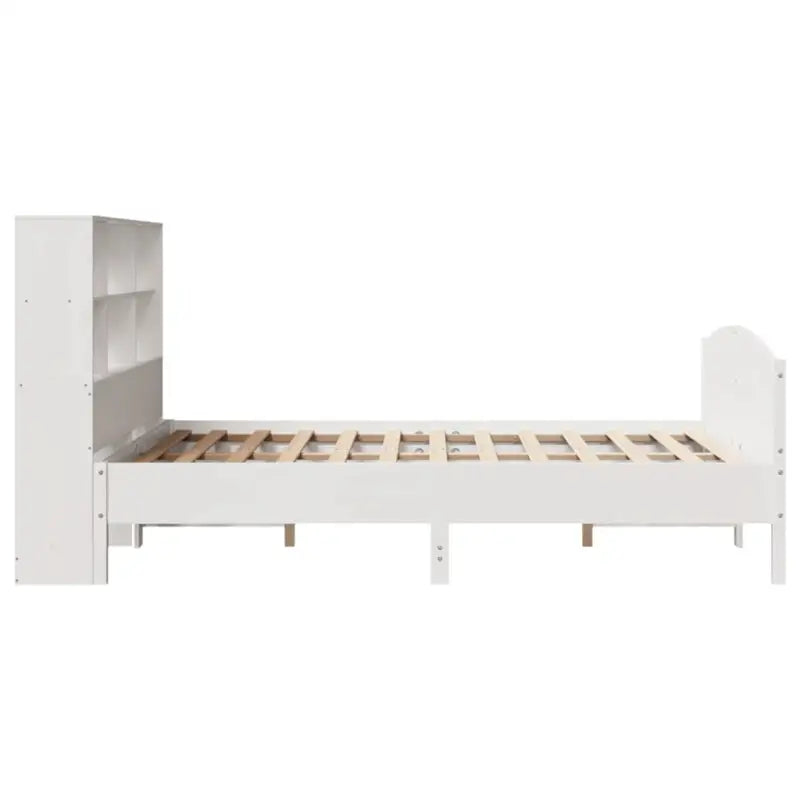 Boekenkastbed van massief grenenhout met optimale totale afmetingen - Bedden & bedframes