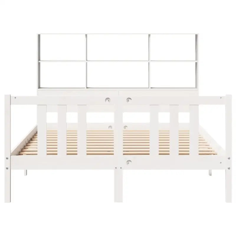 Boekenkastbed van massief grenenhout met optimale totale afmetingen - Bedden & bedframes