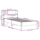 Boekenkastbed van massief grenenhout met optimale totale afmetingen - Bedden & bedframes