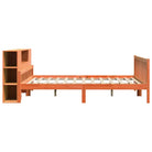 Boekenkastbed van massief grenenhout met optimale totale afmetingen - Bedden & bedframes