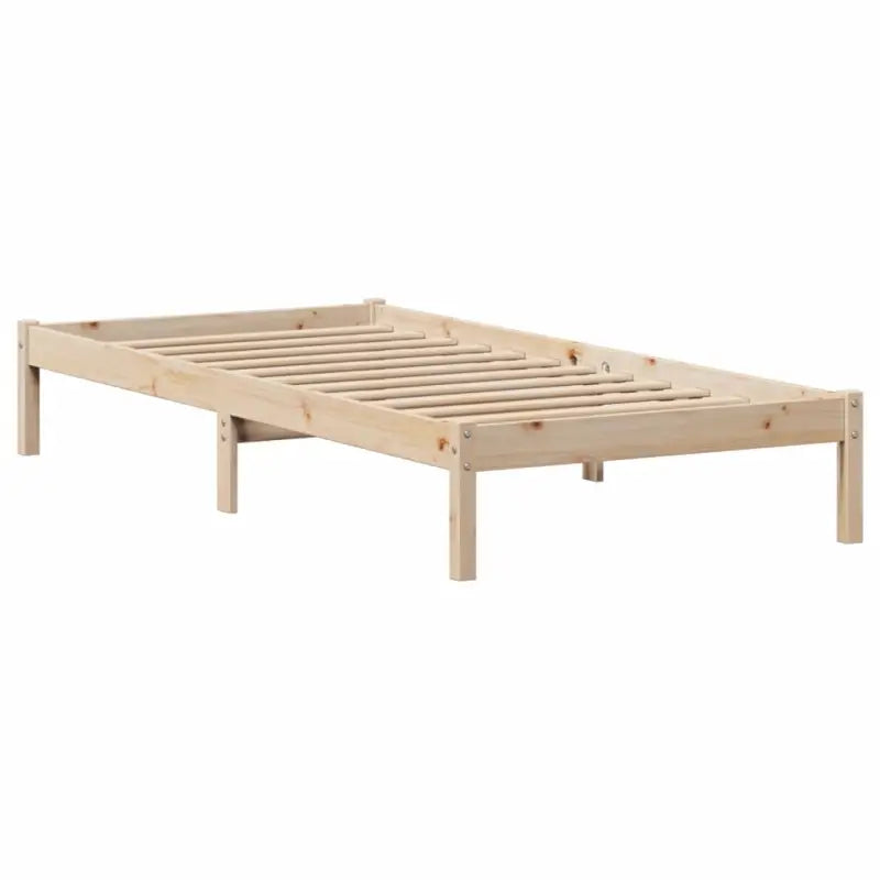 Boekenkastbed van massief grenenhout met optimale totale afmetingen - Bedden & bedframes
