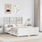 Boekenkastbed van massief grenenhout met perfecte totale afmetingen - Wit / 120 x 190 cm - Bedden & bedframes