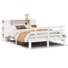 Boekenkastbed van massief grenenhout met ruime totale afmetingen - Bedden & bedframes