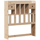 Boekenkastbed van massief grenenhout met ruime totale afmetingen - Bedden & bedframes