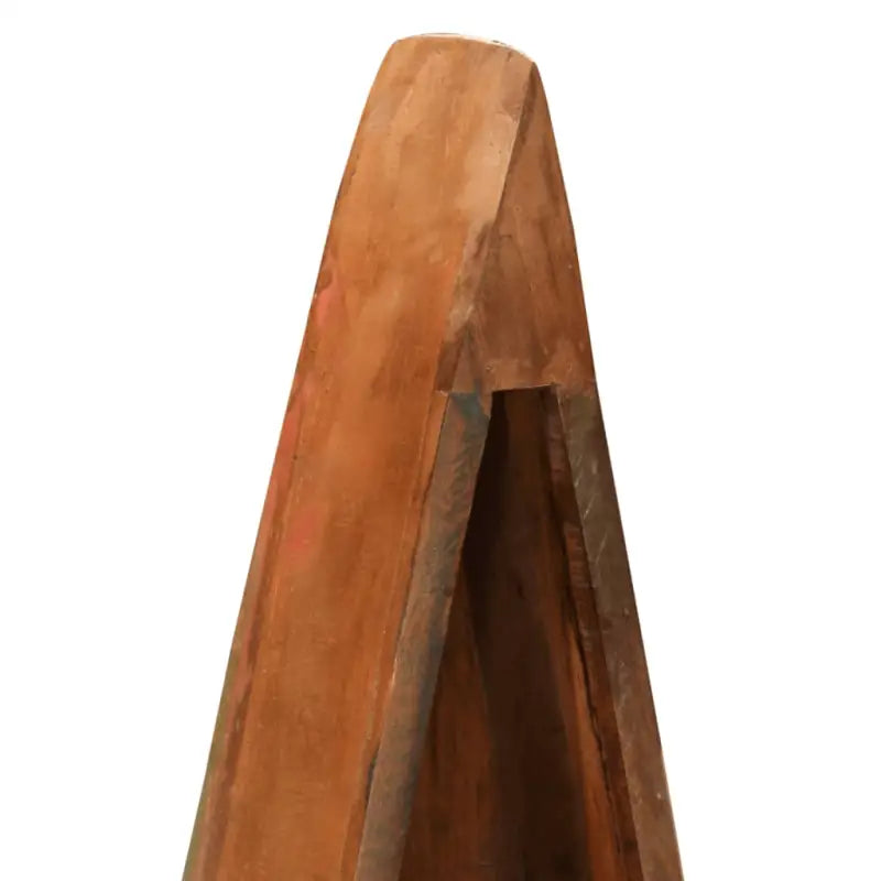 Boekenkasten met massief gerecycled hout geïnspireerd op een boot - Multikleur / 39 x 27 x 127 cm / 1 - Boekenkasten