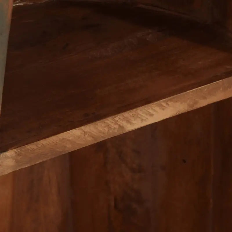 Boekenkasten met massief gerecycled hout geïnspireerd op een boot - Multikleur / 39 x 27 x 127 cm / 1 - Boekenkasten