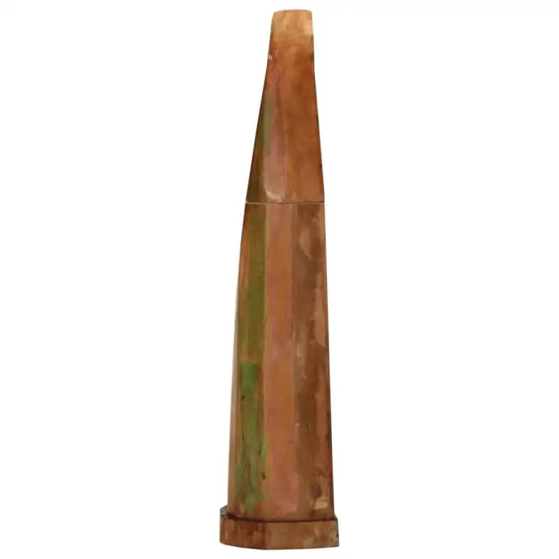 Boekenkasten met massief gerecycled hout geïnspireerd op een boot - Multikleur / 39 x 27 x 127 cm / 1 - Boekenkasten