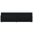 Boxspring met ademend vermogen en duurzaam zwart materiaal - Bedden & bedframes