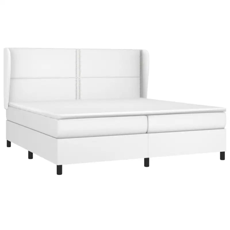 Boxspringbed met hoogwaardig kunstleer en comfortabele schuim afmetingen - Bedden & bedframes