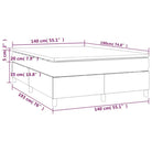 Boxspringbed met multiplex lattenbodem en zwart materiaal voor comfortabele slaap - Bedden & bedframes