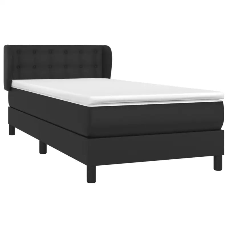 Boxspringbed met zwart materiaal en schuim afmetingen voor ultiem slaapcomfort - Bedden & bedframes