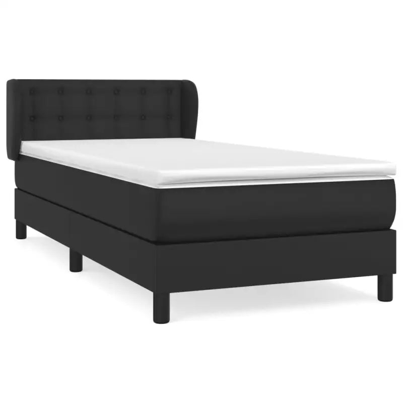 Boxspringbed met zwart materiaal en schuim afmetingen voor ultiem slaapcomfort - Bedden & bedframes