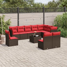 Bruine Tuinset met gepoedercoat staal en waterdichte tas - Bruin / Met tafel - Tuinsets