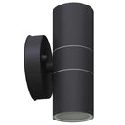 Buitenverlichting LED wandlamp met levering bevat zwart roestvrij staal - Buitenverlichting