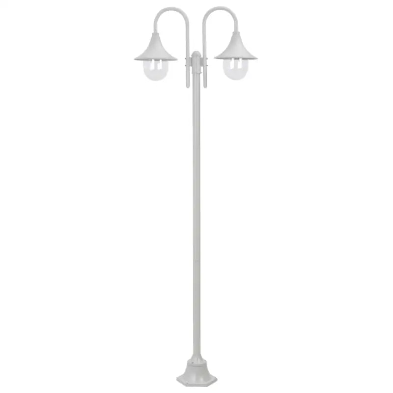 Buitenverlichting met PVC lampenkap voor een veilige en sfeervolle tuin - Wit / 1 - Buitenverlichting
