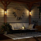 Buitenwandlamp met Vlam-effect op zonne-energie - Warmwit / 4 / 1 - Buitenverlichting