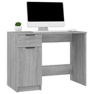 Bureau in Grijs Sonoma met bewerkt hout voor moderne woonruimte - Bureaus
