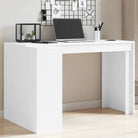 Bureau met bewerkt hout voor een trendy en duurzame interieurstijl - Wit - Bureaus