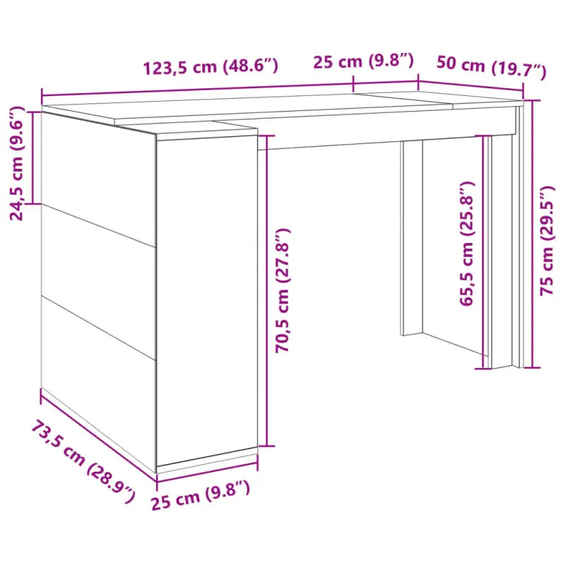 Bureau met bewerkt hout voor een trendy en duurzame interieurstijl - Bureaus