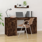 Bureau met kasten van bewerkt hout voor een elegante en duurzame werkruimte - Bureaus