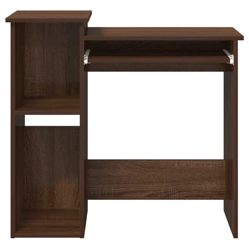 Bureau met planken van bewerkt hout voor praktische en decoratieve ruimte - Bureaus