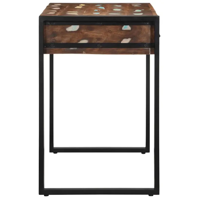 Bureau van massief gerecycled hout met veel opbergruimte en duurzame constructie - massief gerecycled hout - Bureaus