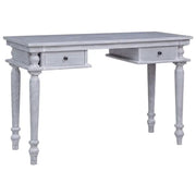 Bureau van massief mahoniehout met greywash afwerking voor een stijlvolle uitstraling - Bureaus