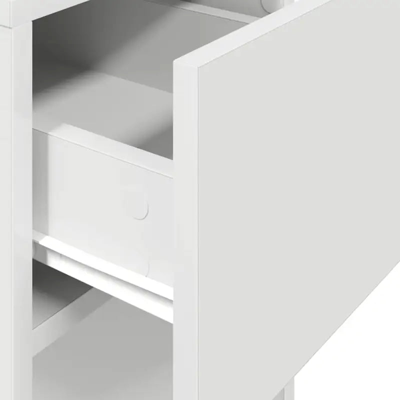 Bureaubureau van bewerkt hout voor computerbehuizing en opbergruimte - Bureaus