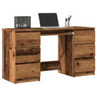 Bureaus met een schrijfblad van hoogwaardig bewerkt hout - Oud hout - Bureaus