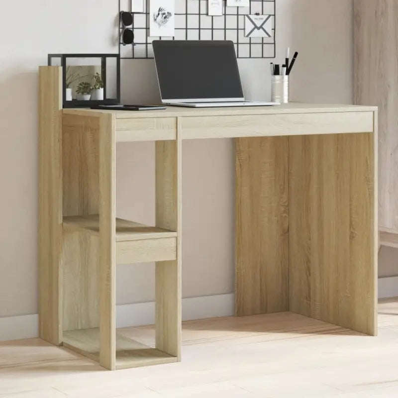 Bureaus van bewerkt hout met moderne charme en duurzame kwaliteit - Sonoma eiken - Bureaus