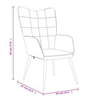 Chique en moderne relaxstoel met blokpatroon - Fauteuils & Relaxfauteuils