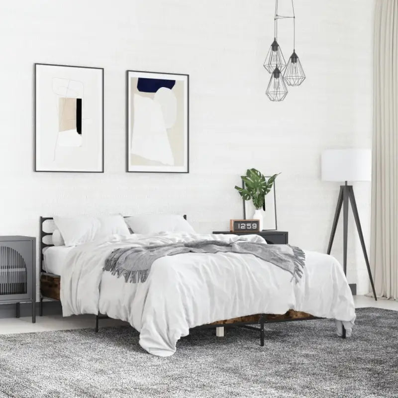 Comfortabel bedframe van bewerkt hout voor elke slaapkamer - Bedden & bedframes