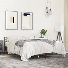 Comfortabel bedframe van bewerkt hout voor elke slaapkamer - bruin eikenkleur / 150 x 200 cm - Bedden & bedframes