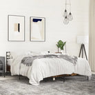 Comfortabel bedframe van bewerkt hout voor elke slaapkamer - Gerookt eiken / 150 x 200 cm - Bedden & bedframes