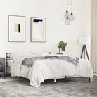 Comfortabel bedframe van bewerkt hout voor elke slaapkamer - Grijs sonoma / 120 x 200 cm - Bedden & bedframes