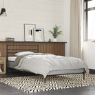 Comfortabel bedframe van bewerkt hout voor elke slaapkamer - Grijs sonoma / 90 x 200 cm - Bedden & bedframes