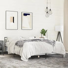 Comfortabel bedframe van bewerkt hout voor elke slaapkamer - Grijs sonoma / 135 x 190 cm - Bedden & bedframes