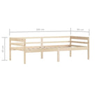 Comfortabel bedframe van massief grenenhout voor een heerlijke nachtrust - Bedden & bedframes