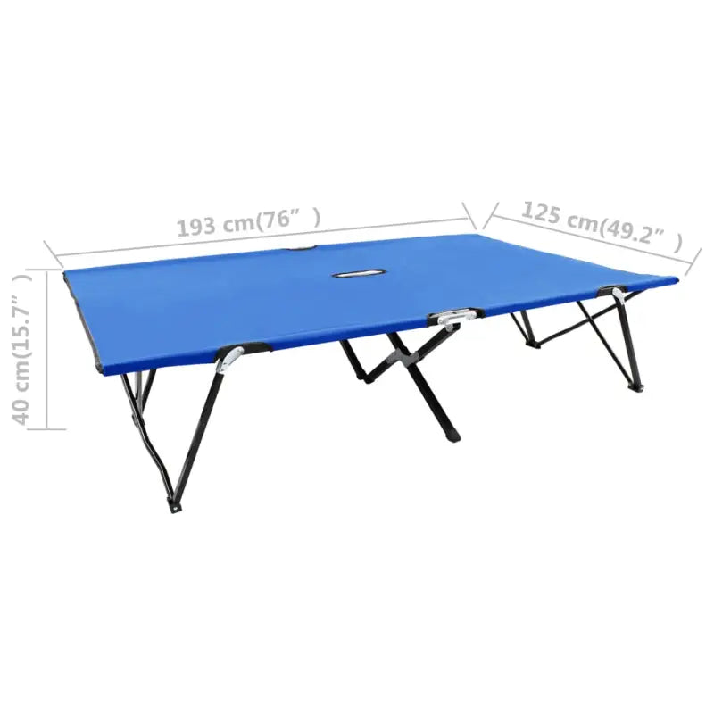 Comfortabel inklapbaar kampeerbed met 600d polyester stof - Ligstoelen