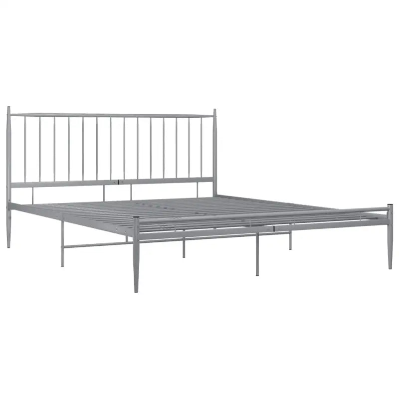 Comfortabel tweepersoonsbed met een stevig gepoedercoat metalen frame - Bedden & bedframes