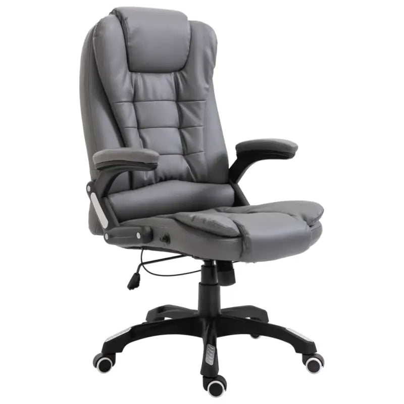 Comfortabele ergonomische bureaustoel met hoge rug en armleuningen - Antraciet / 1 - Bureaustoelen
