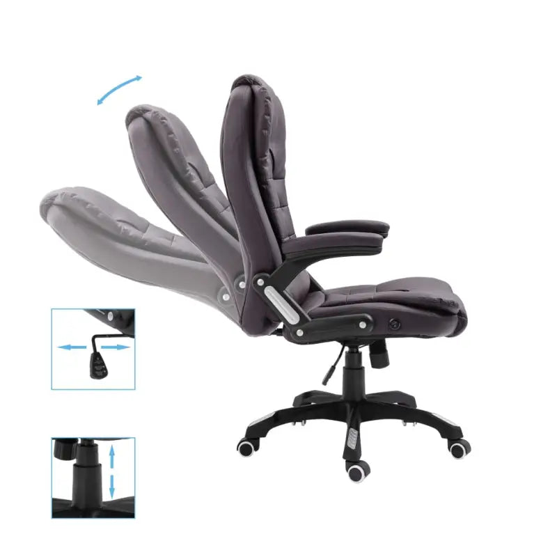 Comfortabele ergonomische bureaustoel met hoge rug en armleuningen - Bureaustoelen