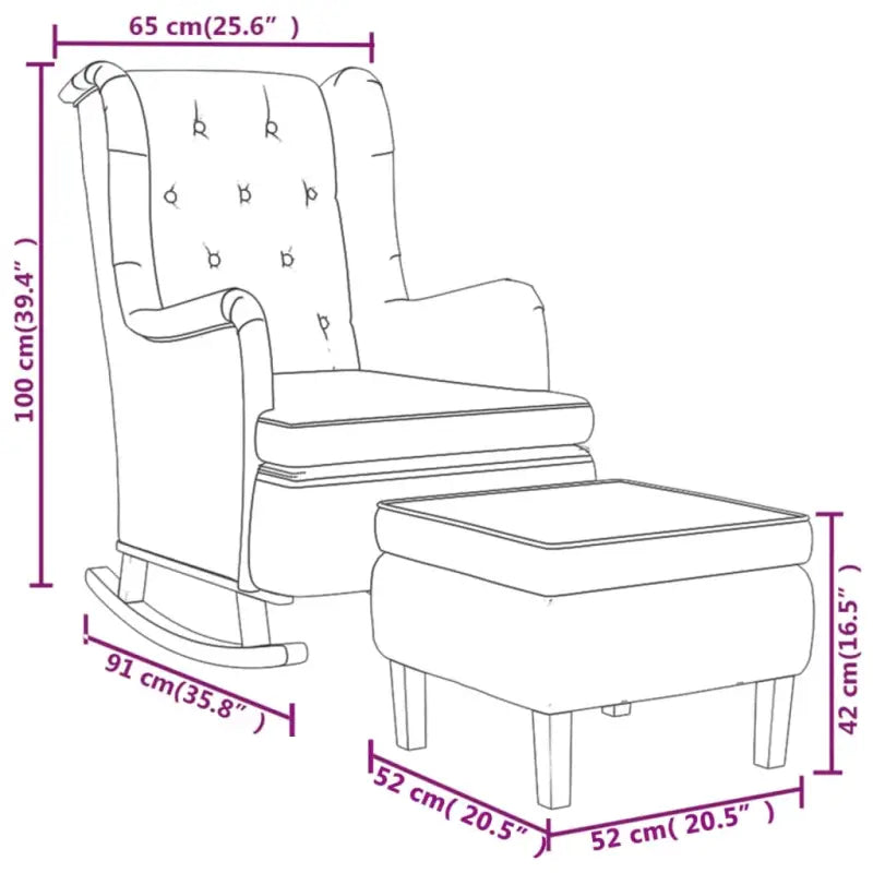 Comfortabele fauteuil met voetenbank voor ontspanning - Fauteuils & Relaxfauteuils