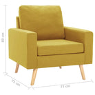 Comfortabele fauteuil met zachte stof en dik gevoerde vulling - Fauteuils & Relaxfauteuils