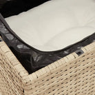 Comfortabele tuinbank van poly rattan met waterdichte zak voor buitengebruik - Loungebanken