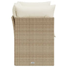 Comfortabele tuinbank van poly rattan met waterdichte zak voor buitengebruik - Loungebanken