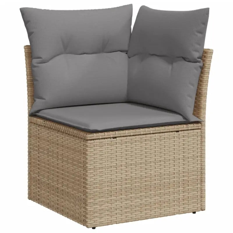Comfortabele tuinset van gemengd beige materiaal met waterdichte tas - beige mix en lichtgrijs - Tuinsets